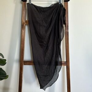 NEW Adjustable Self Tie Closure Semi Sheer Sarong